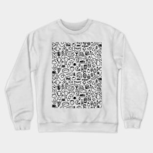 Foodie black Crewneck Sweatshirt